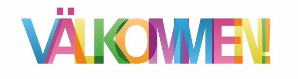 在瑞典语中，欢迎的意思是欢迎。图片下载