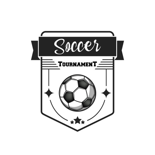 足球标志设计模板图片下载