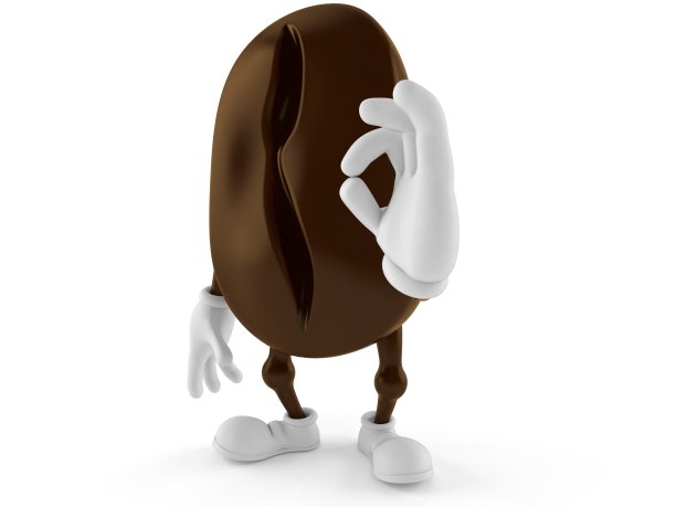 用ok手势表示咖啡豆的特性图片下载