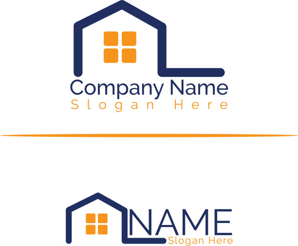 家居标识设计房地产代理或公司图片下载