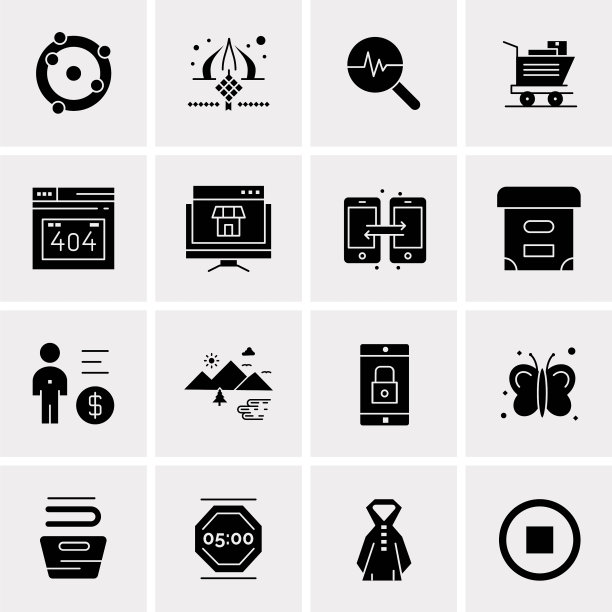 设置16个通用业务图标图片下载