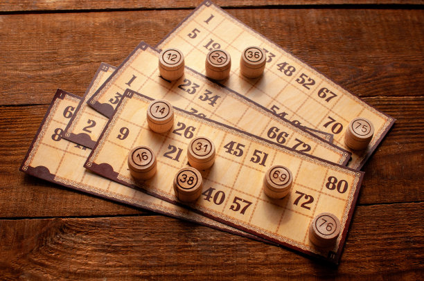 家庭复古有趣的乐透宾果游戏图片下载