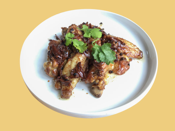 泰式姜蒜炸鸡翅图片下载