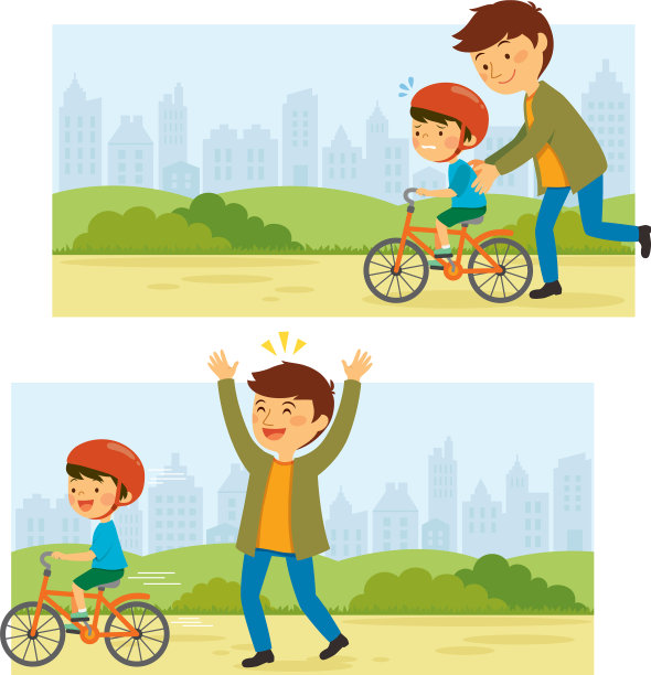 学习骑自行车图片下载