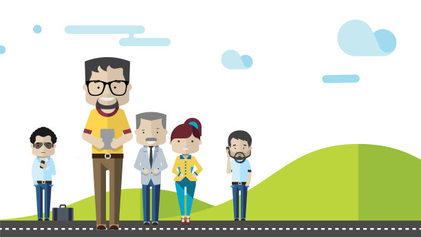 现代商人团队图片下载