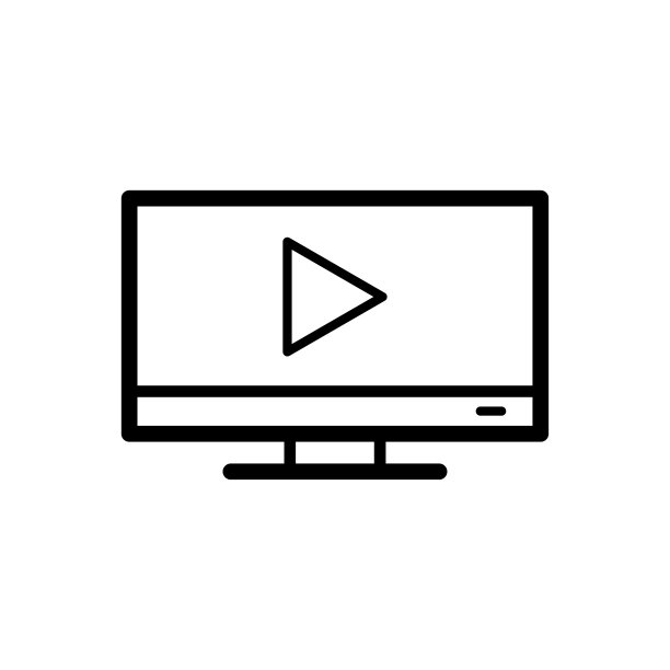 监控图标平面矢量模板设计潮流图片下载