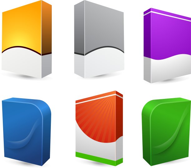 空白DVD盒的背景矢量插图图片下载