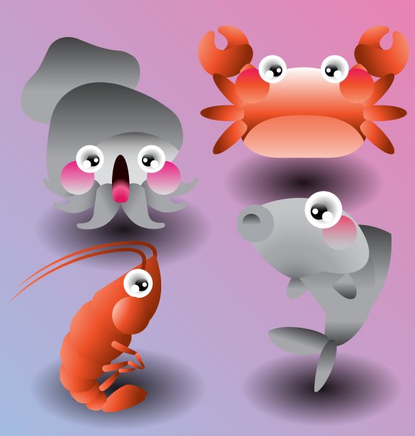 海产品收藏简单图片下载