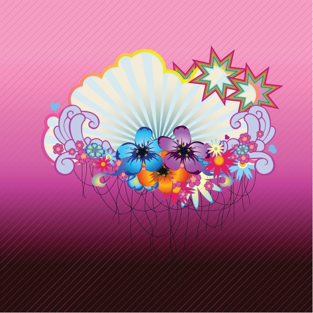 时髦的花图片下载