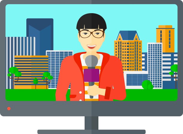 电视广播采访图片下载