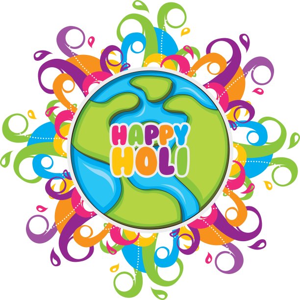 彩色背景下的彩色图标图片下载