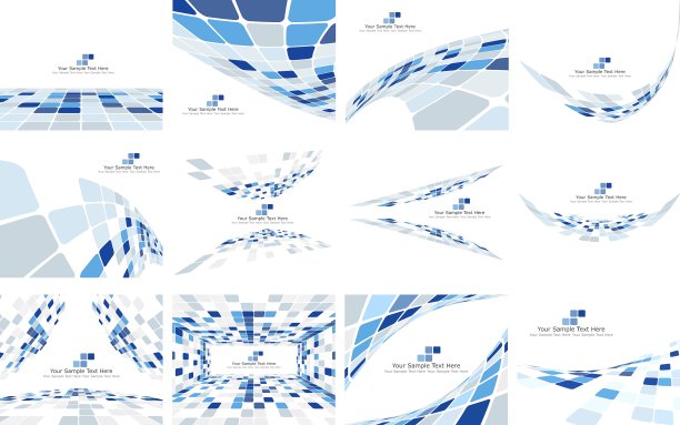 一套方格背景图片下载