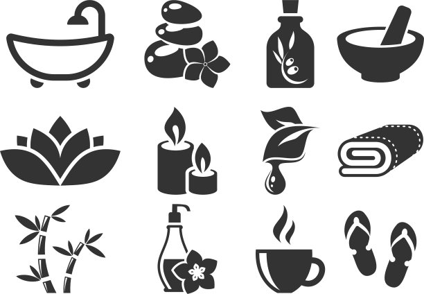 水疗中心图标图片下载