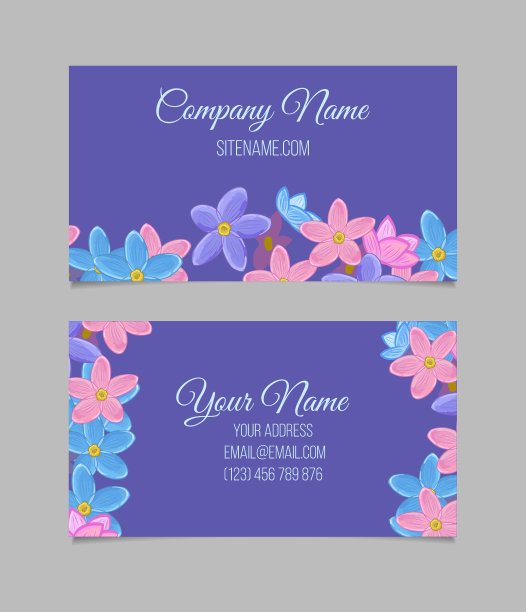 花卡模板图片下载