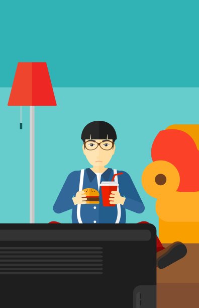 人吃汉堡图片下载