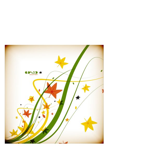 秋风飘飞，树叶vintage抽象背景图片下载