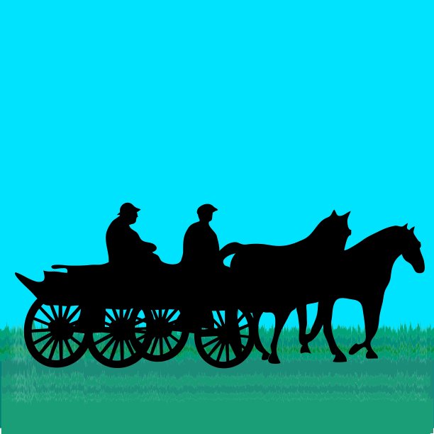 带人的马车图片下载