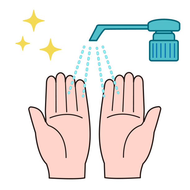 手画消毒酒精图片下载