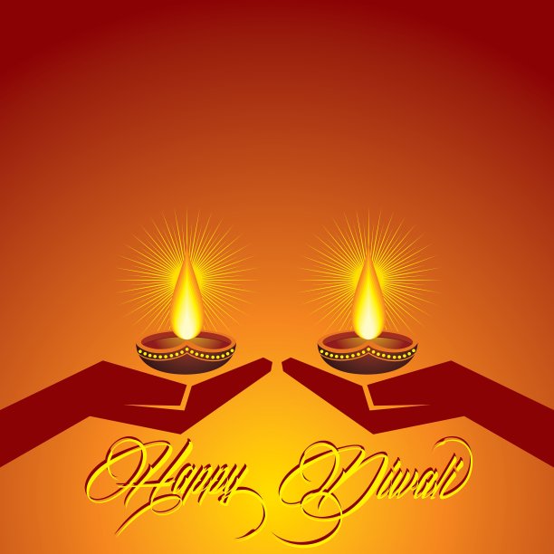 排灯节问候背景图片下载