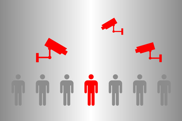 通过闭路电视视频和手机应用程序在隔离期间通过发热和距离测量检测冠状病毒(Covid-19)，封锁后阻止冠状病毒图片下载