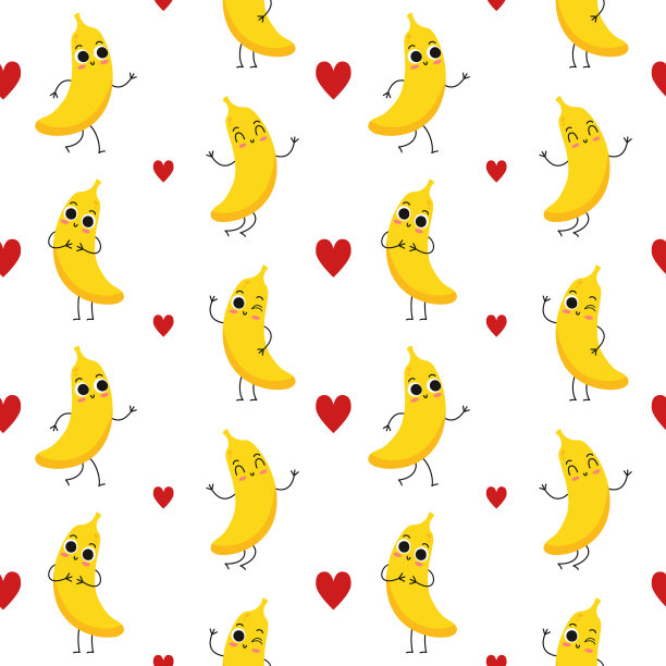 香蕉无缝模式图片下载