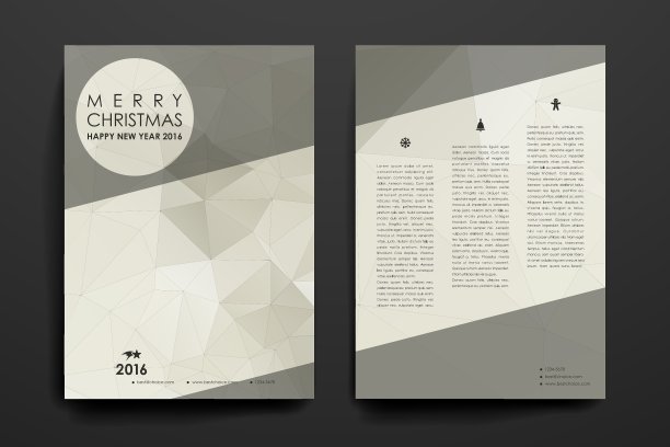 一套宣传册海报设计模板图片下载