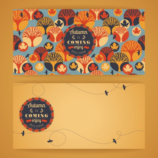 秋季背景与排版图片下载