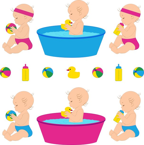 婴儿图标设置图片下载