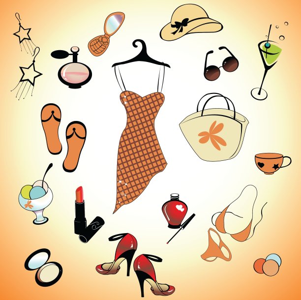 夏天的魅力的生活方式图片下载