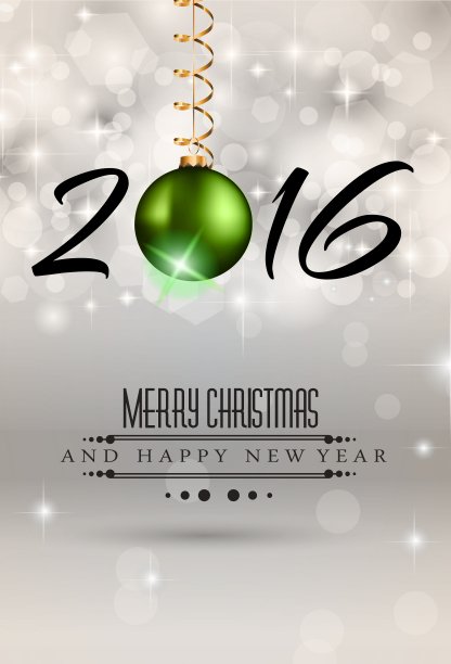2016圣诞快乐，新年快乐图片下载