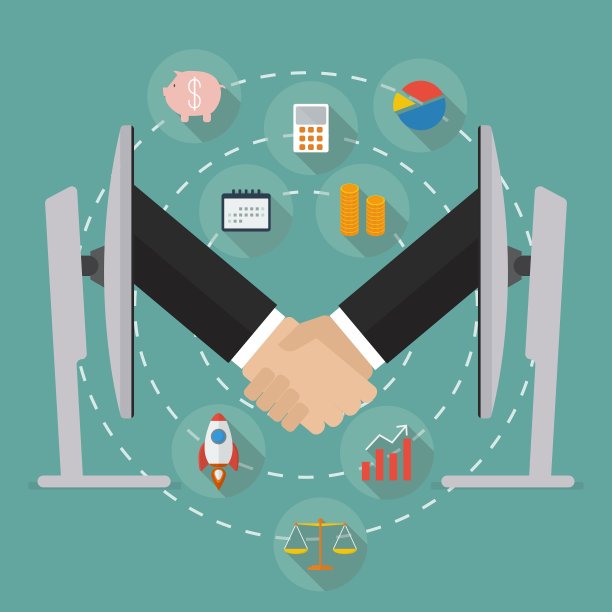 互联网商务电子商务概念图片下载