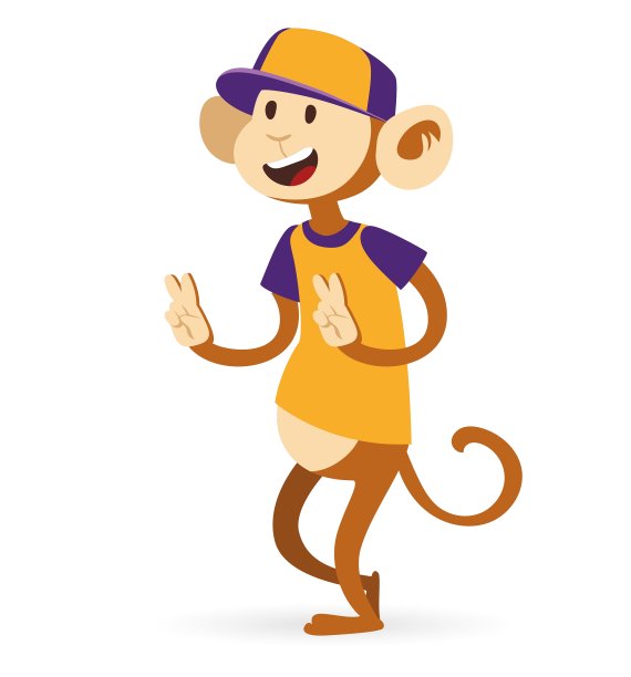 自拍照片猴猿男孩潮人与帽子图片下载