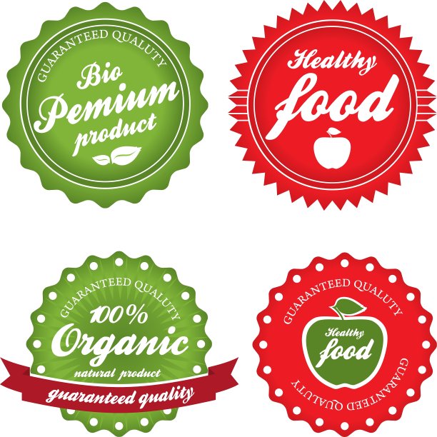 有机标签集合图片下载