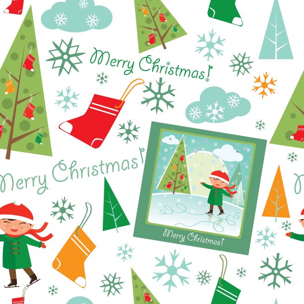 圣诞快乐模式图片下载