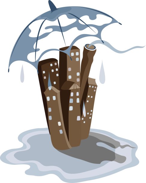 城市里的雨图片下载