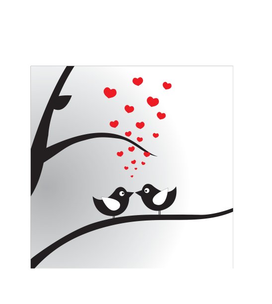 鸟类在爱图片下载