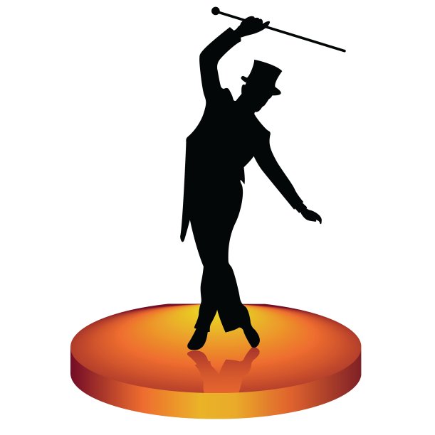 体操运动员剪影图片下载