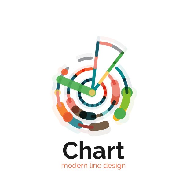 细线图表标志设计图形图标现代图片下载