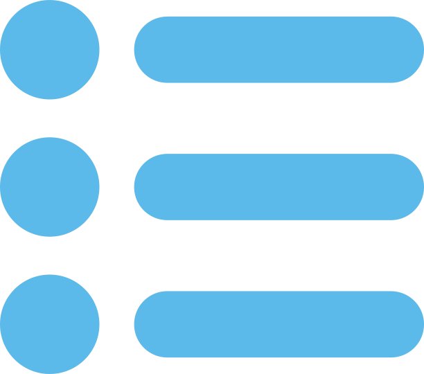 项目平面蓝色图标图片下载