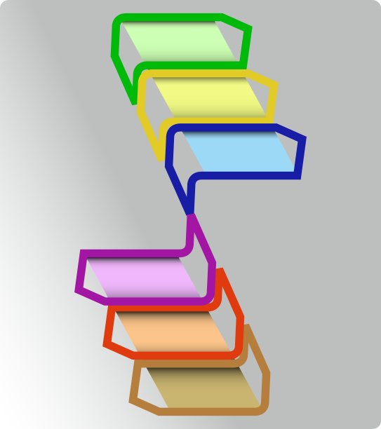 抽象的箭头信息图图片下载