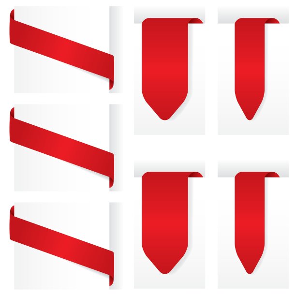 带标志的旗帜图片下载