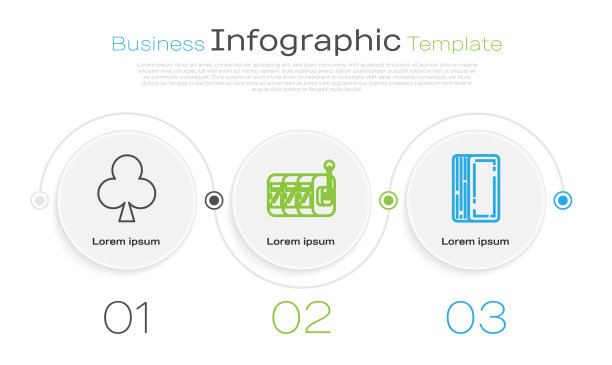 设行扑克牌与梅花符号槽图片下载