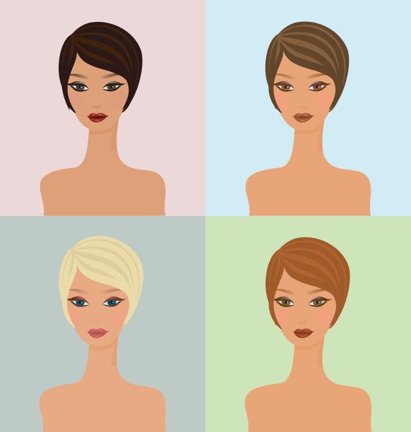 四个面图片下载