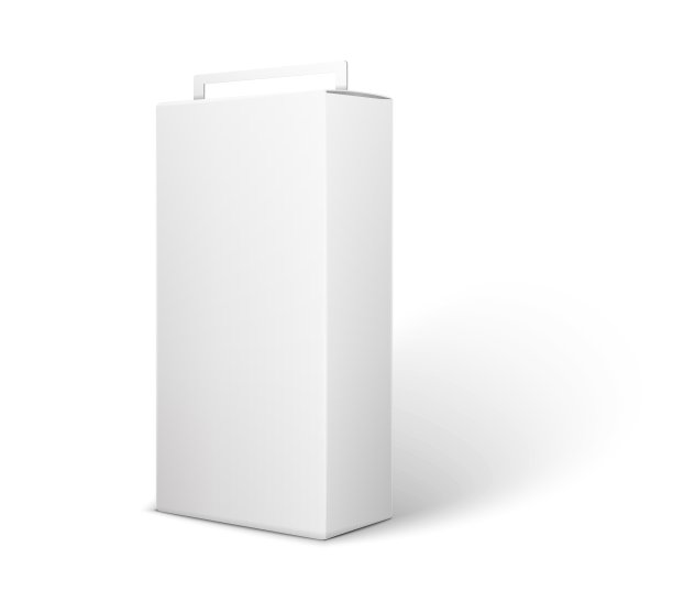 白色产品包装盒隔离在白色图片下载