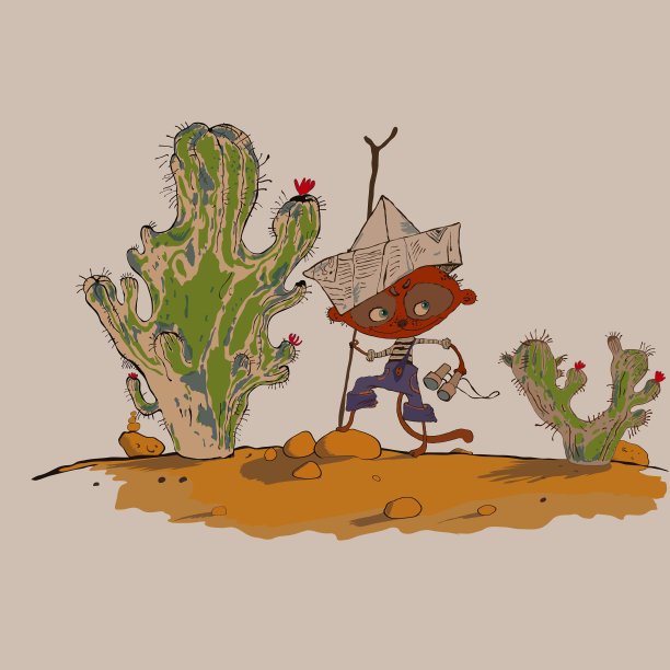 可爱的小雕像图片下载