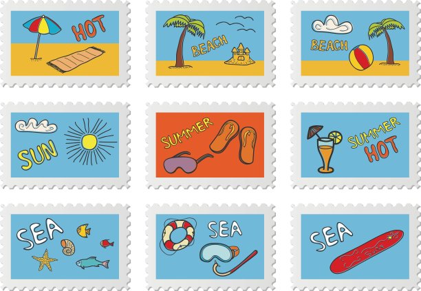 邮政邮票图片下载