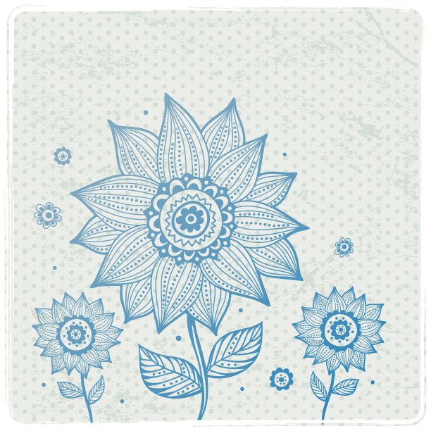 漂亮的花装饰图片下载