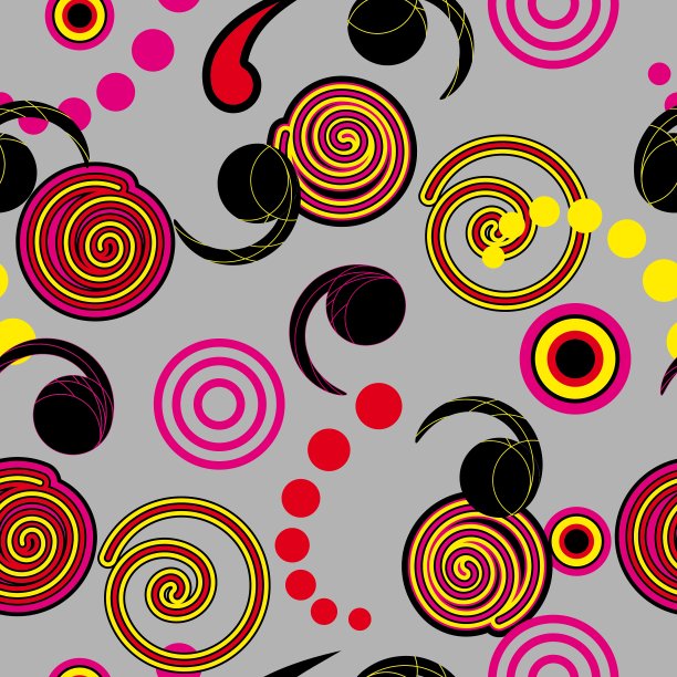 抽象几何迪斯科风格图案图片下载