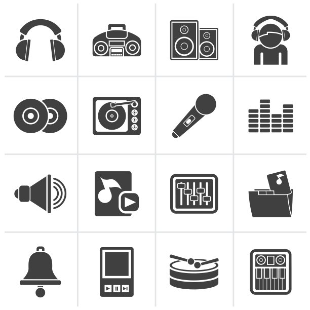 音乐和声音图标图片下载