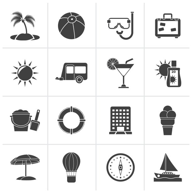 黑色假期和节日标志图片下载